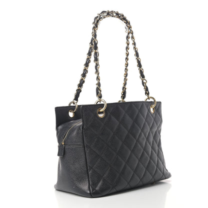 Chanel Caviar Quilted Petit Timeless Tote PTT Black 3 of 13