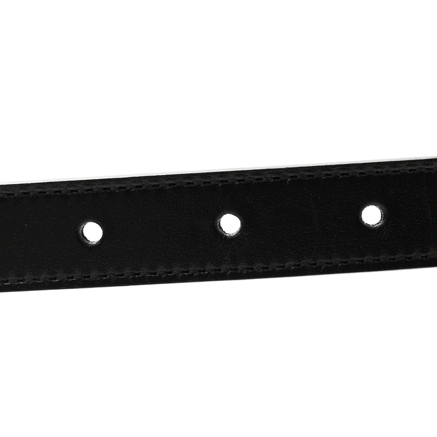 Gucci Calfskin Double G 20mm Belt 95 38 Black 4 of 5