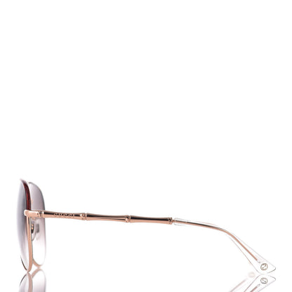 Gucci Bamboo Aviator GG 4276/S Sunglasses Gold 3 of 8