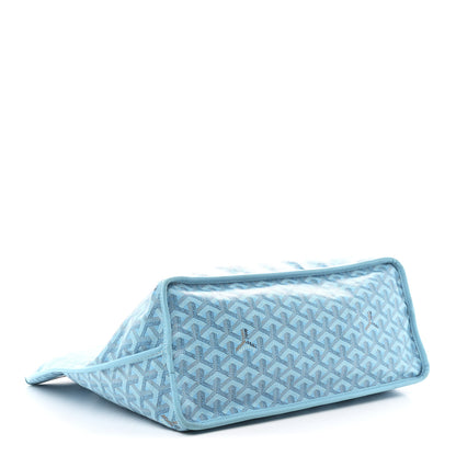 Goyard Goyardine Embroidered Flamingo Reversible Anjou PM Sky Blue 7 of 19