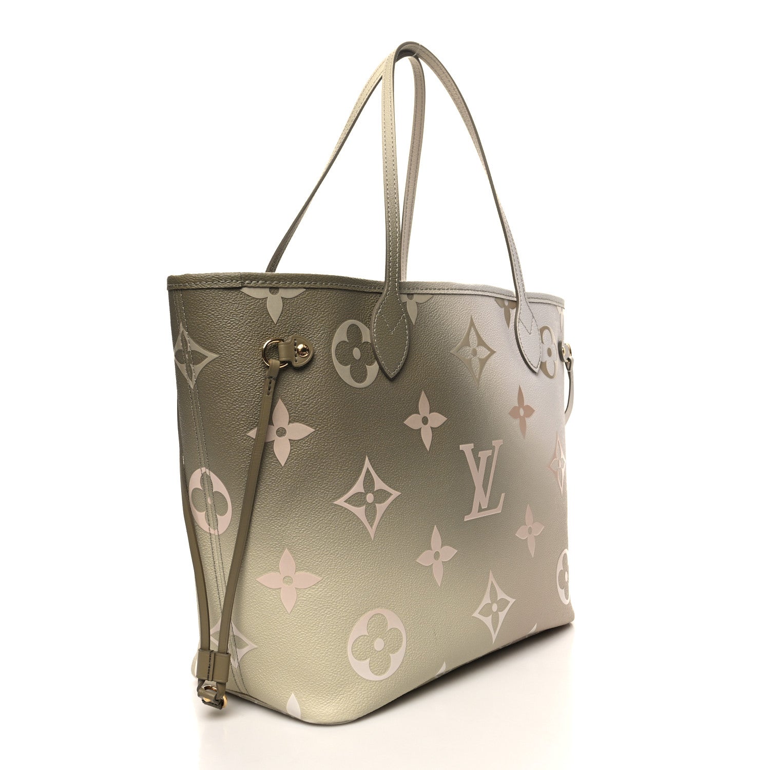 Louis Vuitton Monogram Giant Spring In The City Neverfull MM Sunset Kaki 4 of 11