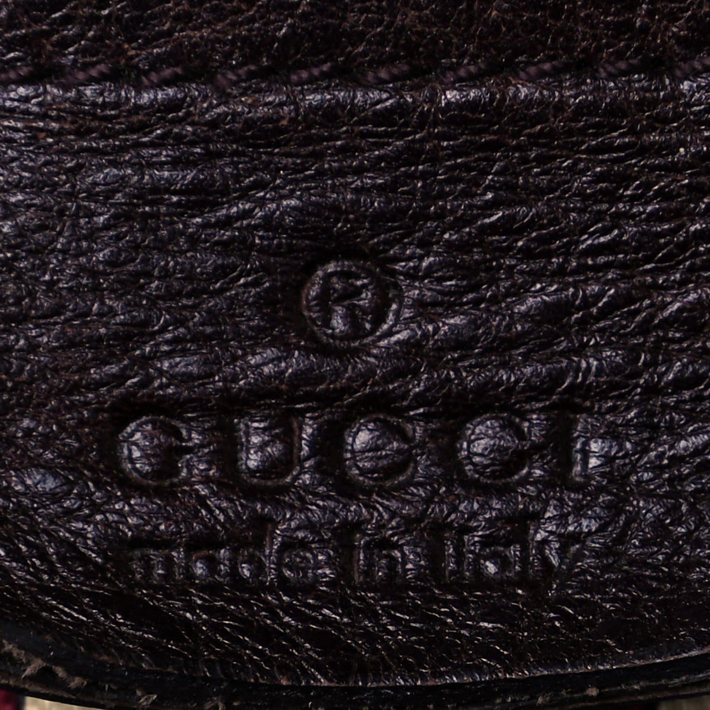 Calfskin Guccissima Trim Large Signoria Hobo Dark Brown