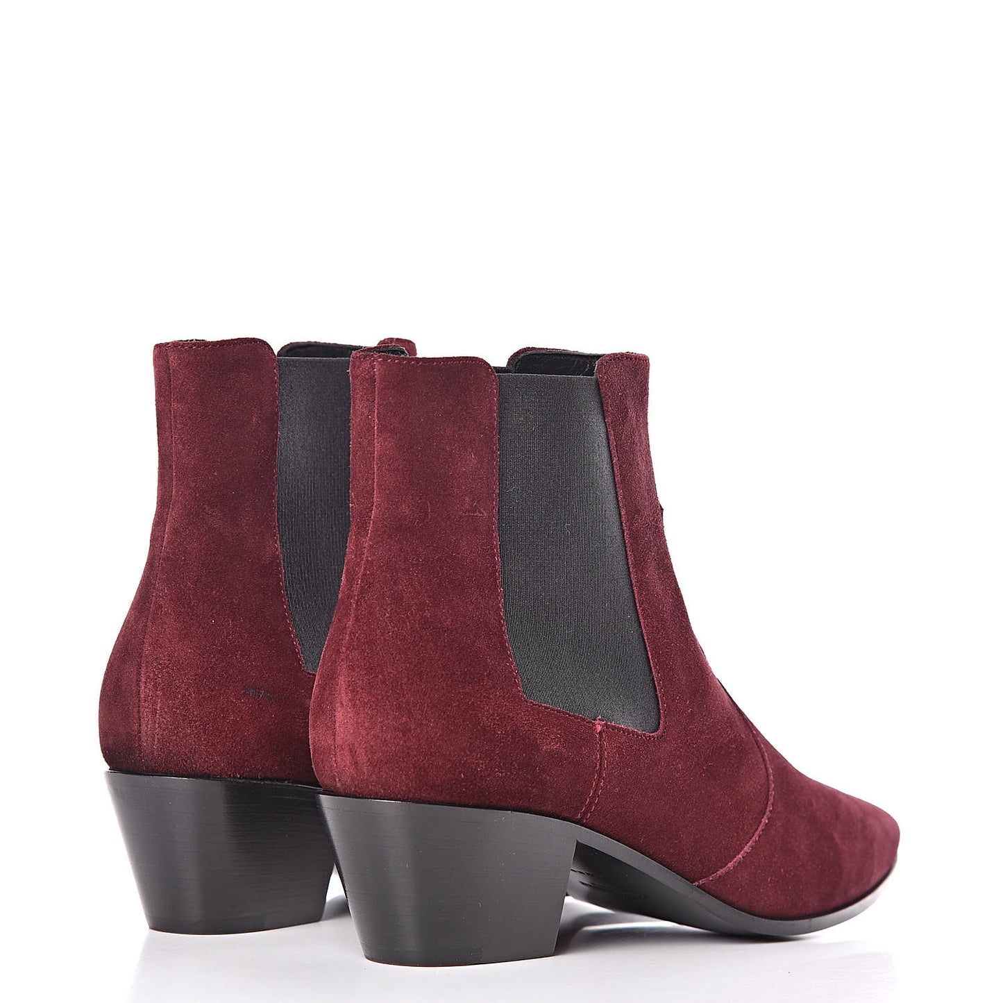Suede Chelsea Boots 37 Wine