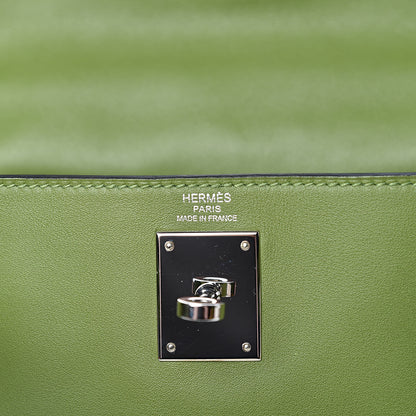 Hermes Swift Kelly Retourne 28 Pelouse 6 of 13