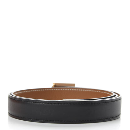 Hermes Epsom Swift 24mm Tresor Belt 85 Black Gold 2 of 5