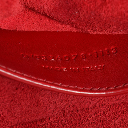 Saint Laurent Smooth Calfskin Medium Classic Monogram Kate Tassel Satchel Lipstick Red 8 of 8