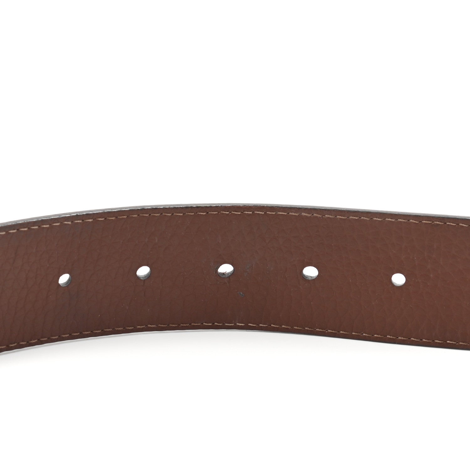 Louis Vuitton Taurillon Calfskin 40mm LV Tilt Reversible Belt 90 36 Navy Cognac 4 of 10
