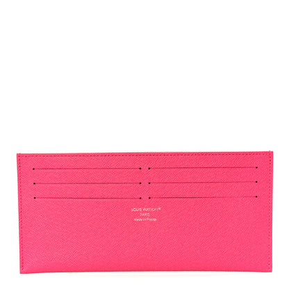 Louis Vuitton Calfskin Felicie Card Holder Insert Fuchsia 1 of 7
