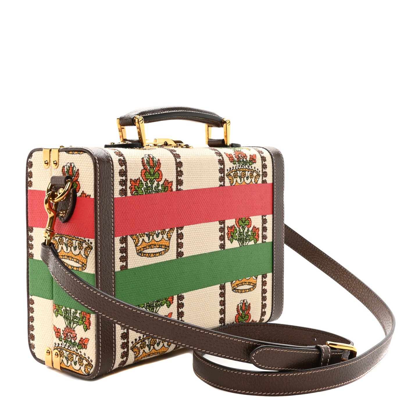 Canvas Calfskin 100 Centennial Music Beauty Case Multicolor