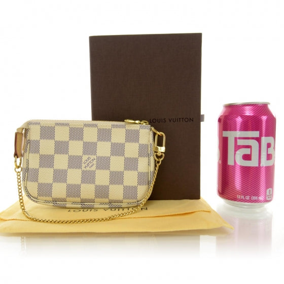Louis Vuitton Damier Azur Mini Pochette Accessories 2 of 7