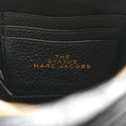 Marc Jacobs Grained Calfskin Quilted The Status Round Crossbody Black 6 of 10