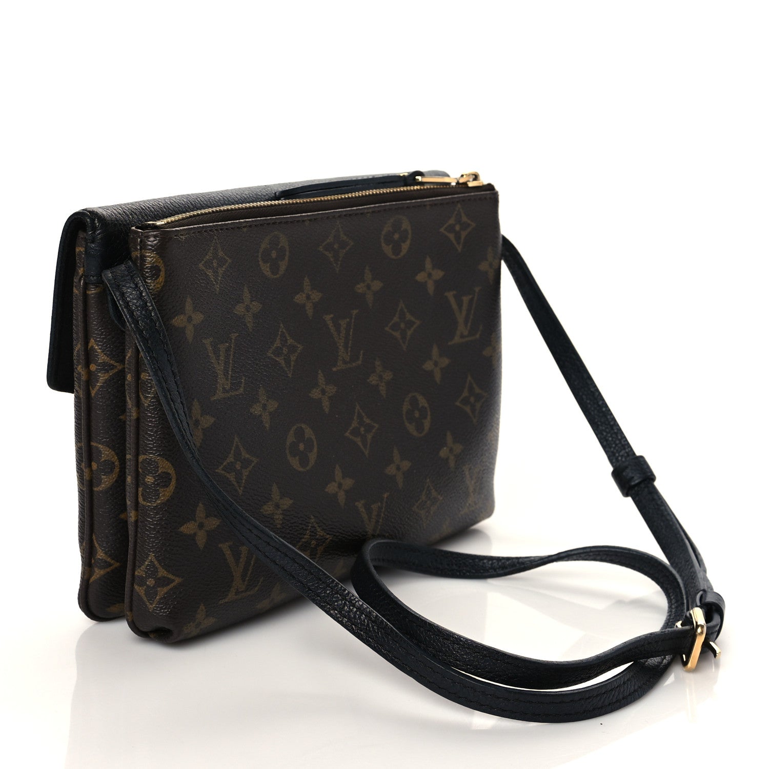 Louis Vuitton Monogram Twice Pochette Black 3 of 10