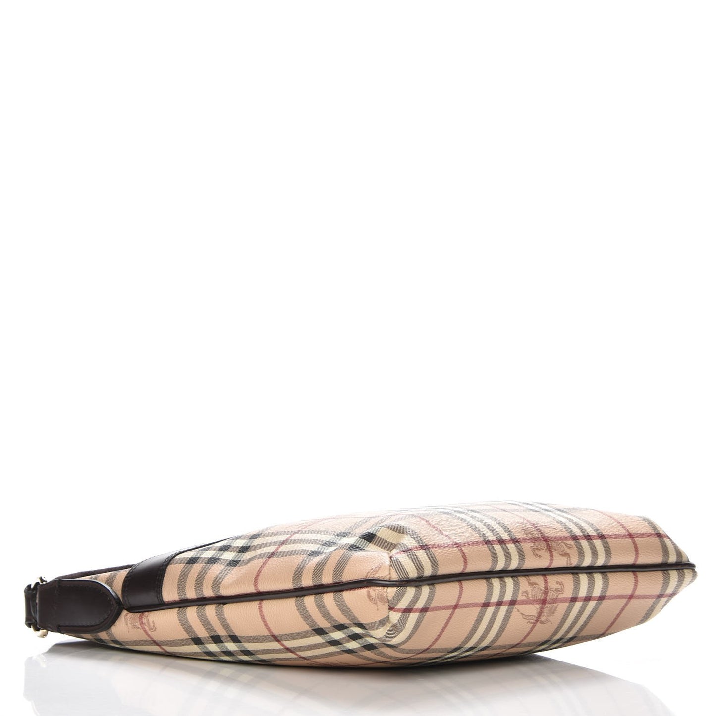 Haymarket Check Crossbody Messenger Bag Chocolate