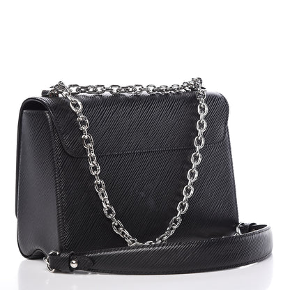 Louis Vuitton Epi Twist Shoulder Bag MM Black 3 of 10