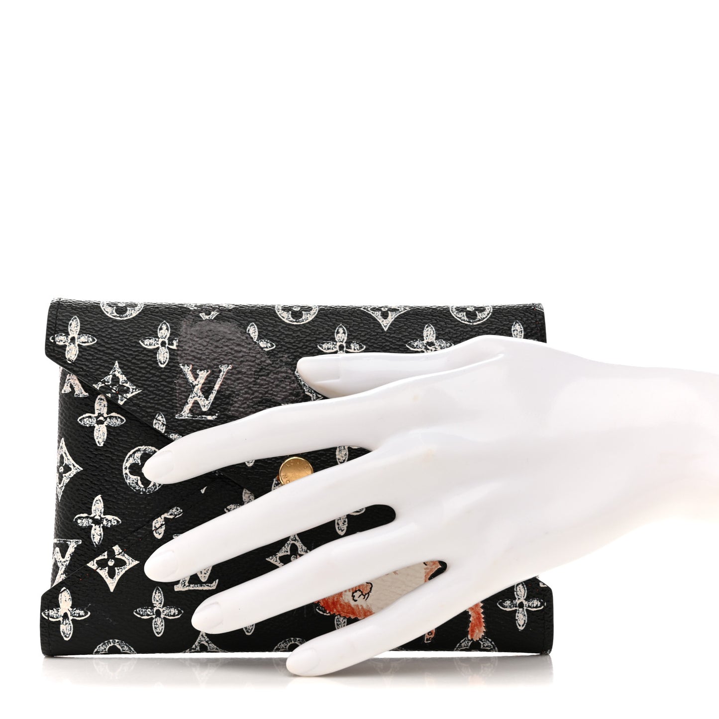 Catogram Medium Kirigami Pochette Black