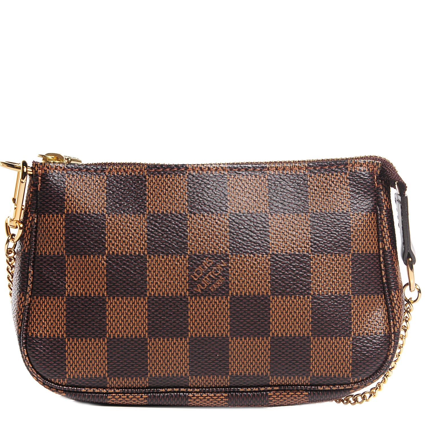 Louis Vuitton Damier Ebene Mini Pochette Accessories 1 of 8