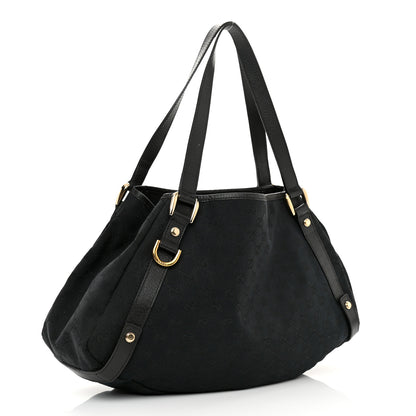 Gucci Monogram Medium Abbey Shoulder Bag Black 3 of 15