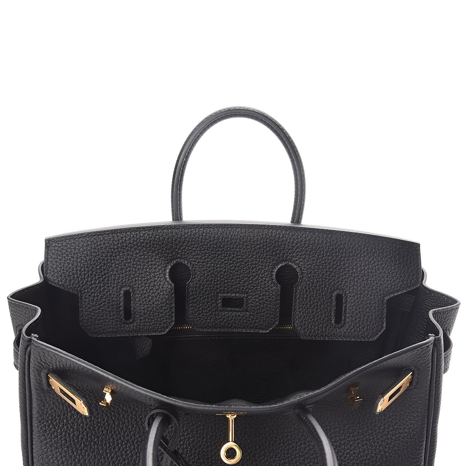 Hermes Togo Birkin 25 Black 12 of 31