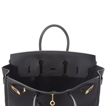 Hermes Togo Birkin 25 Black 12 of 31