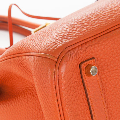 Hermes Togo Birkin 35 Orange 19 of 26