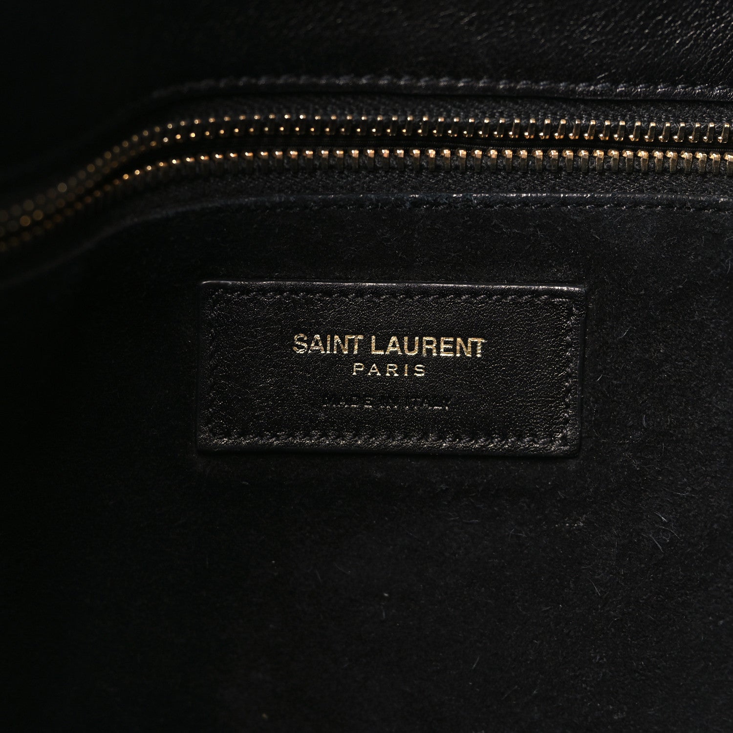 Saint Laurent Calfskin Monogram Hobo Black 6 of 9