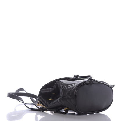 Gucci Calfskin Matelasse GG Marmont Flap Backpack Black 3 of 11
