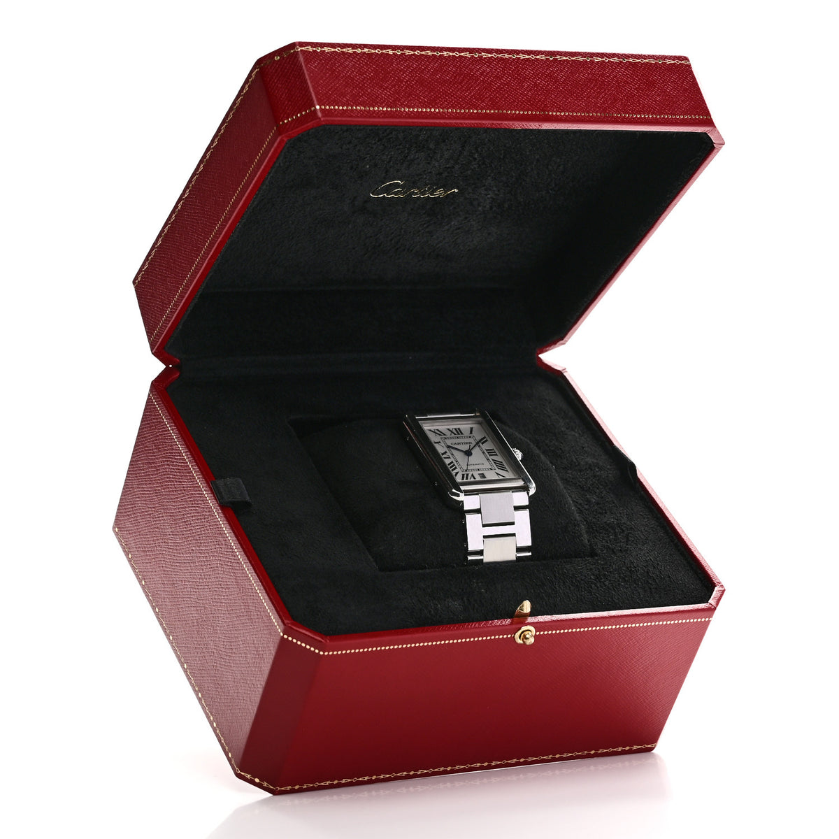 Stainless Steel 31mm Tank Solo Automatic Watch