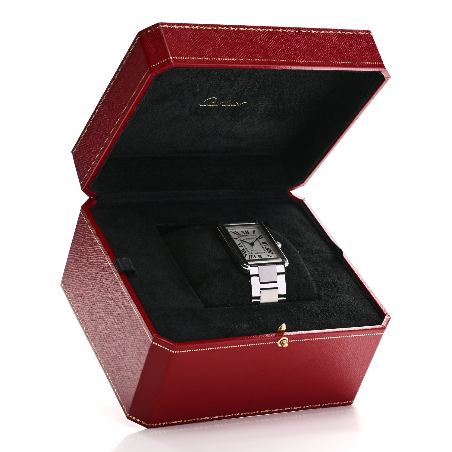 Cartier Stainless Steel 31mm Tank Solo Automatic Watch 5 of 5