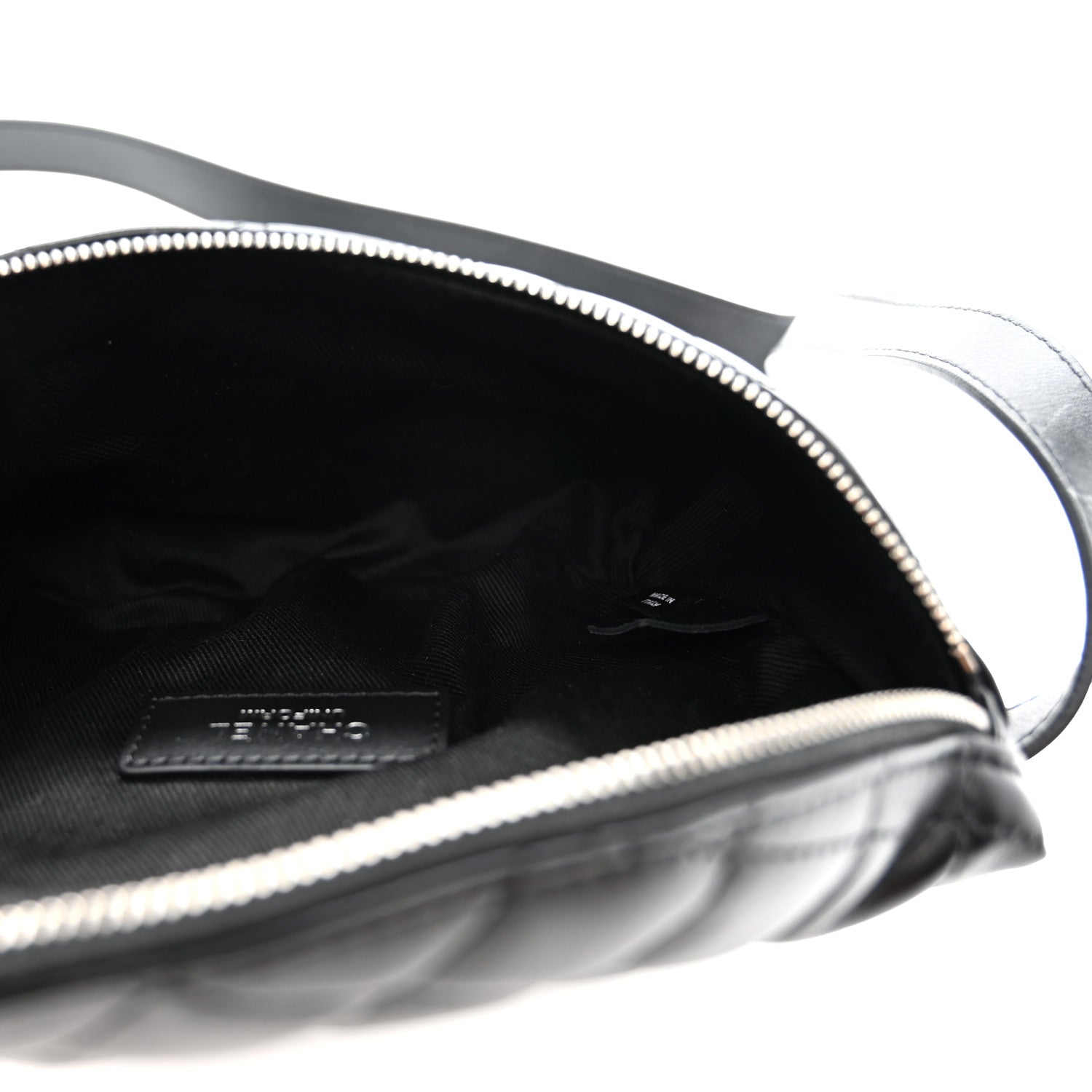 Chanel Lambskin Quilted Waist Belt Bag Black 5 of 10