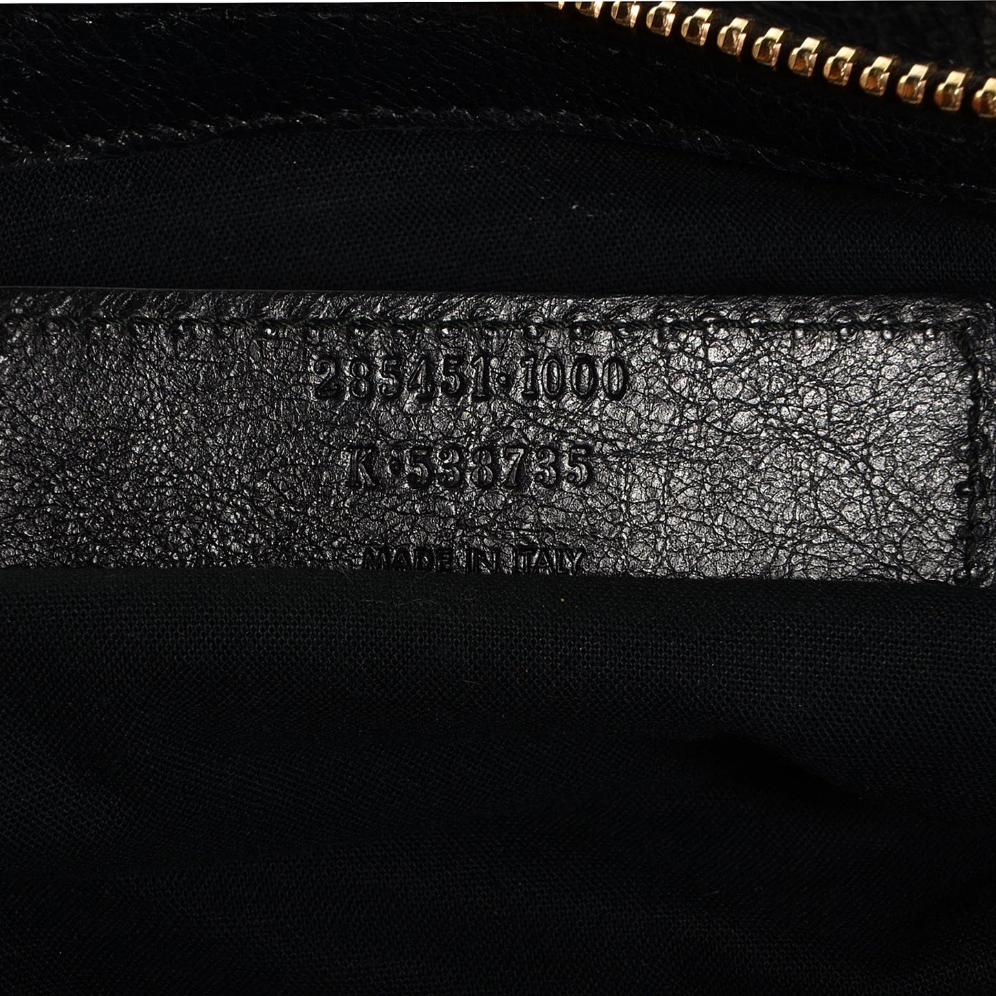 Agneau Giant 12 Rose Gold Hardware Work Black