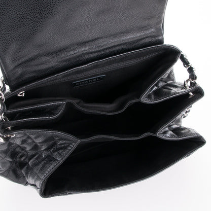 Chanel Caviar Quilted Timeless Accordion Flap Black 6 of 8