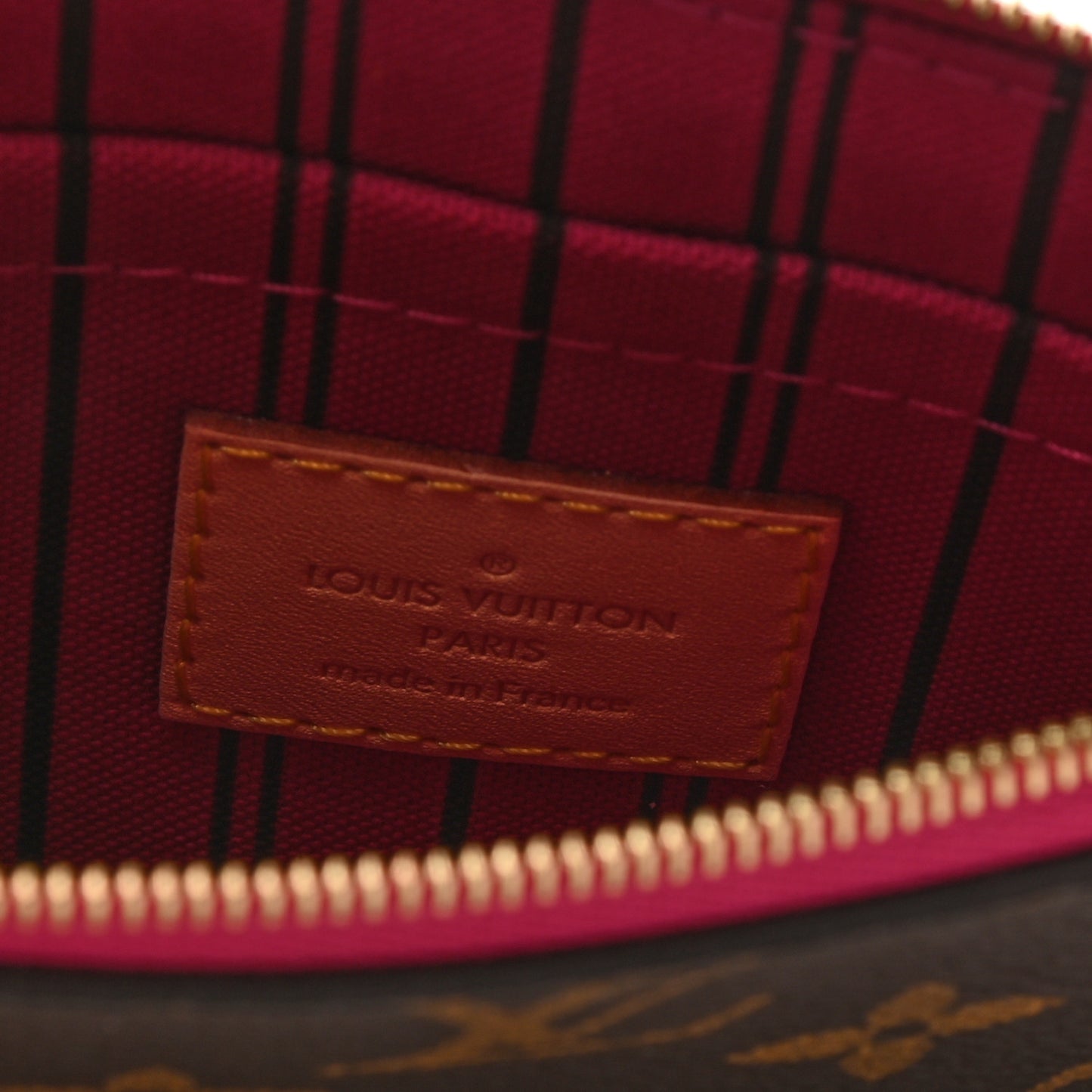 Monogram Neverfull PM Pochette Pivoine