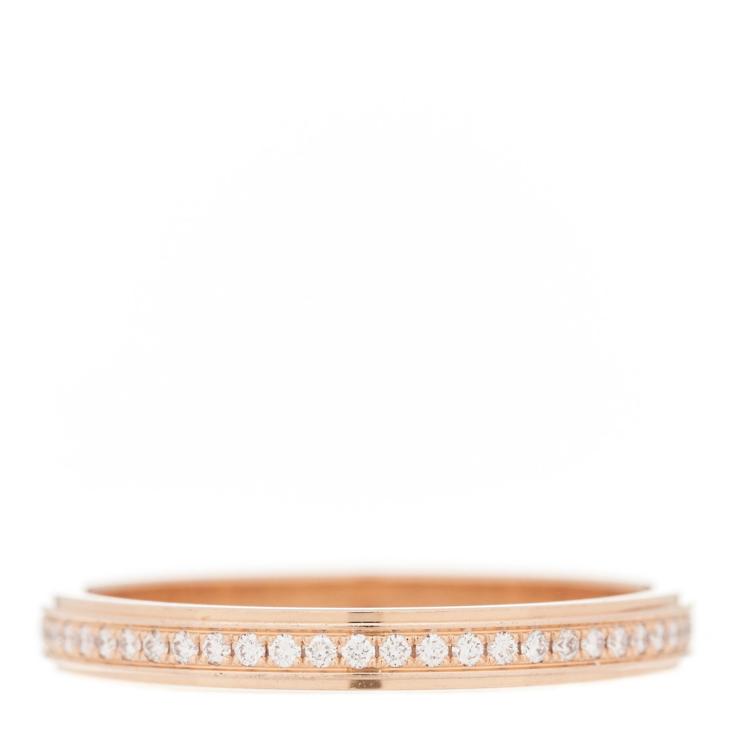 Cartier 18K Pink Gold Diamond 2.3mm D'Amour Wedding Band Ring 52 6 5 of 13