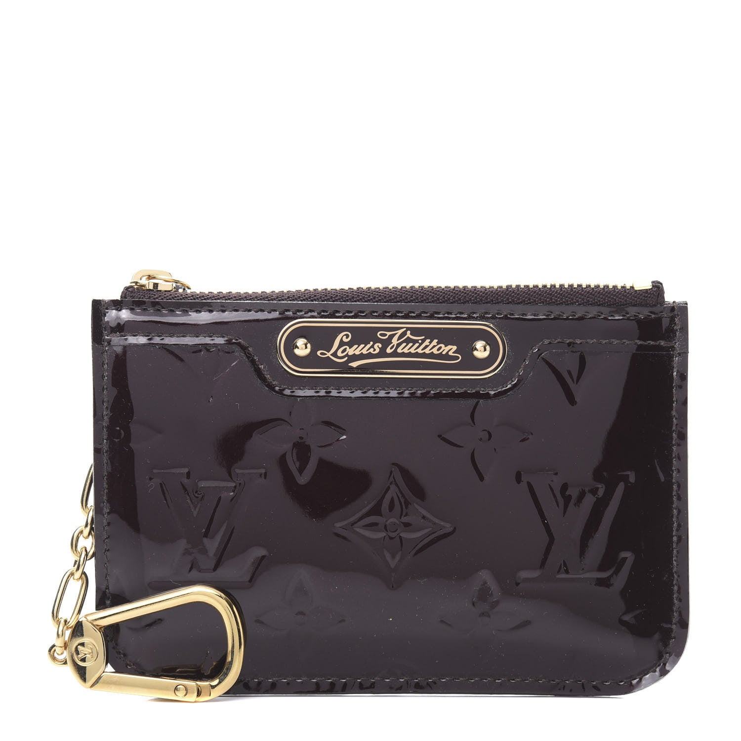 Louis Vuitton Vernis Key Pouch Amarante 1 of 7