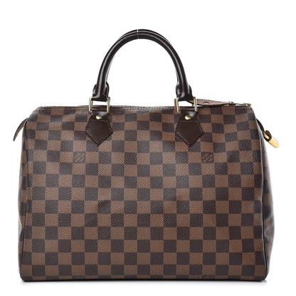 Louis Vuitton Damier Ebene Speedy 30 1 of 12