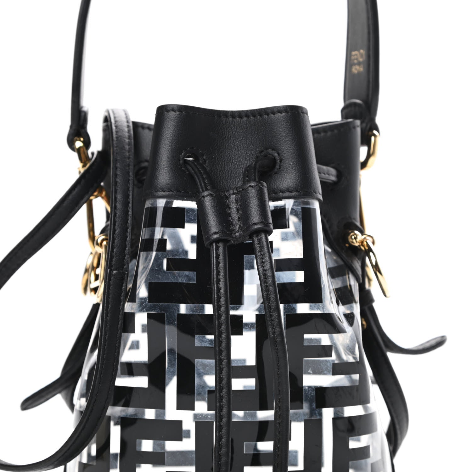 Fendi TPU FF Vitello Grace F is Fendi Mini Mon Tresor Bucket Bag Black 8 of 10