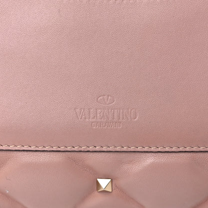 Valentino Garavani Nappa Medium Candystud Top Handle Bag Poudre Rubino 13 of 16