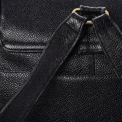 Chanel Caviar CC Backpack Black 12 of 13
