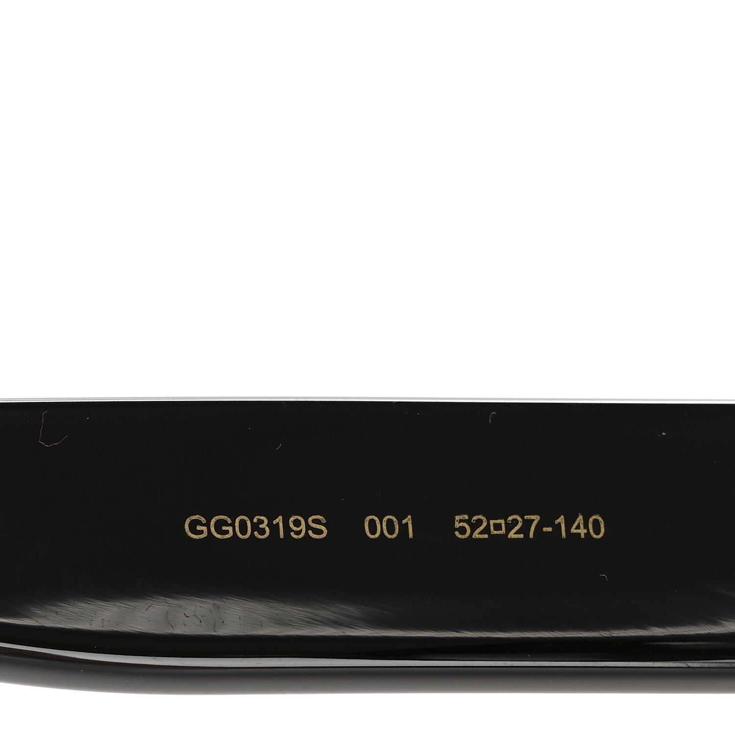 Gucci Acetate Round GG Sunglasses GG0319S Black 6 of 8