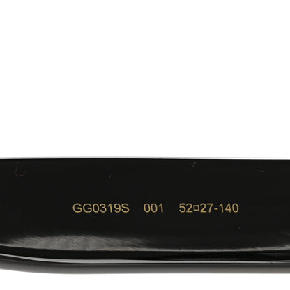 Gucci Acetate Round GG Sunglasses GG0319S Black 6 of 8