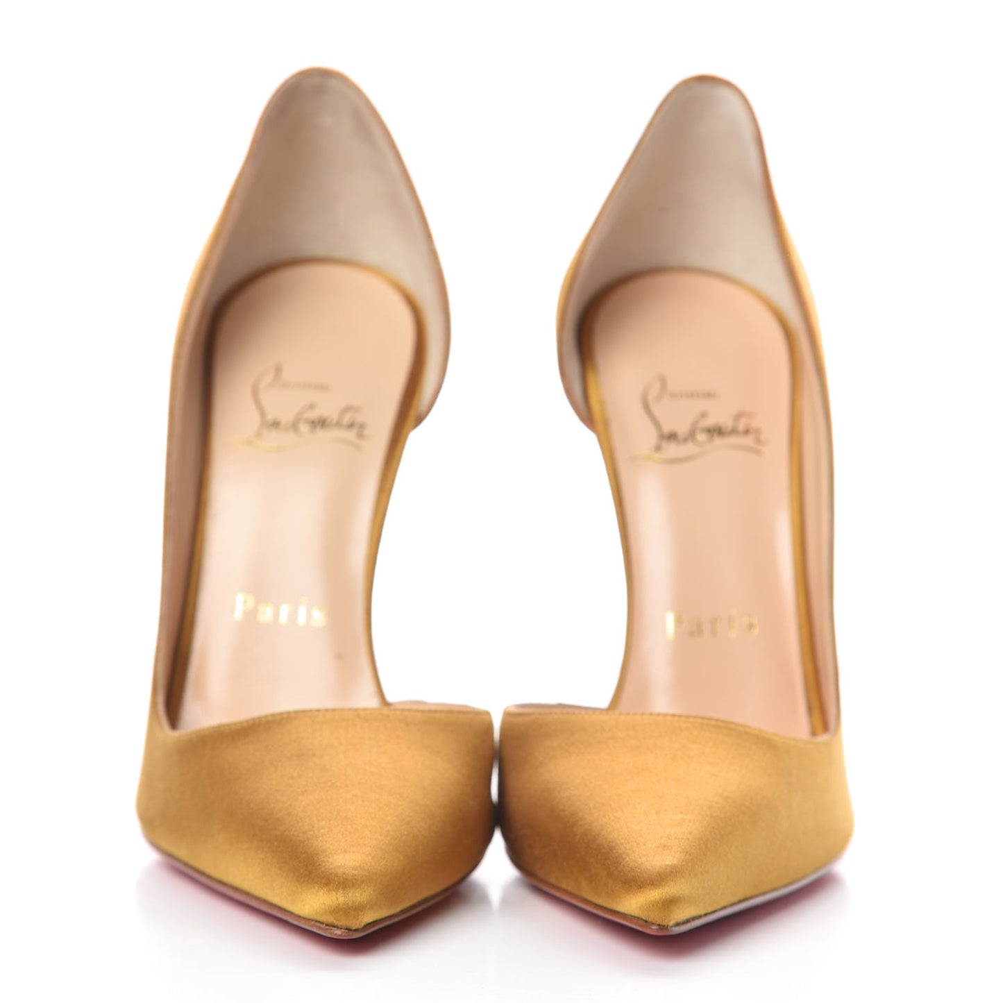 Satin Iriza 120 Pumps 36 Yellow