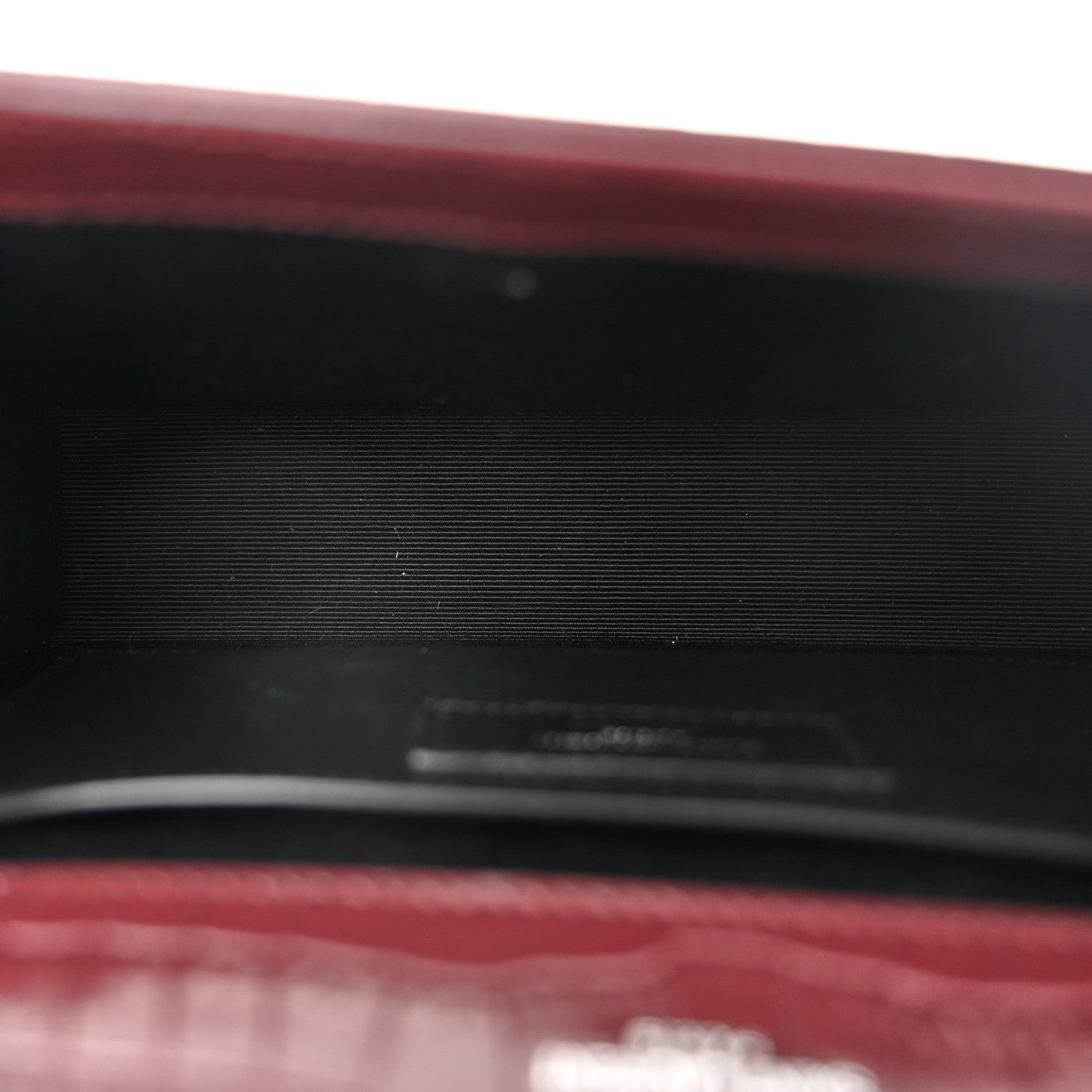 Saint Laurent Calfskin Crocodile Embossed Small Classic Monogram Kate Tassel Satchel Rouge Legion 5 of 10