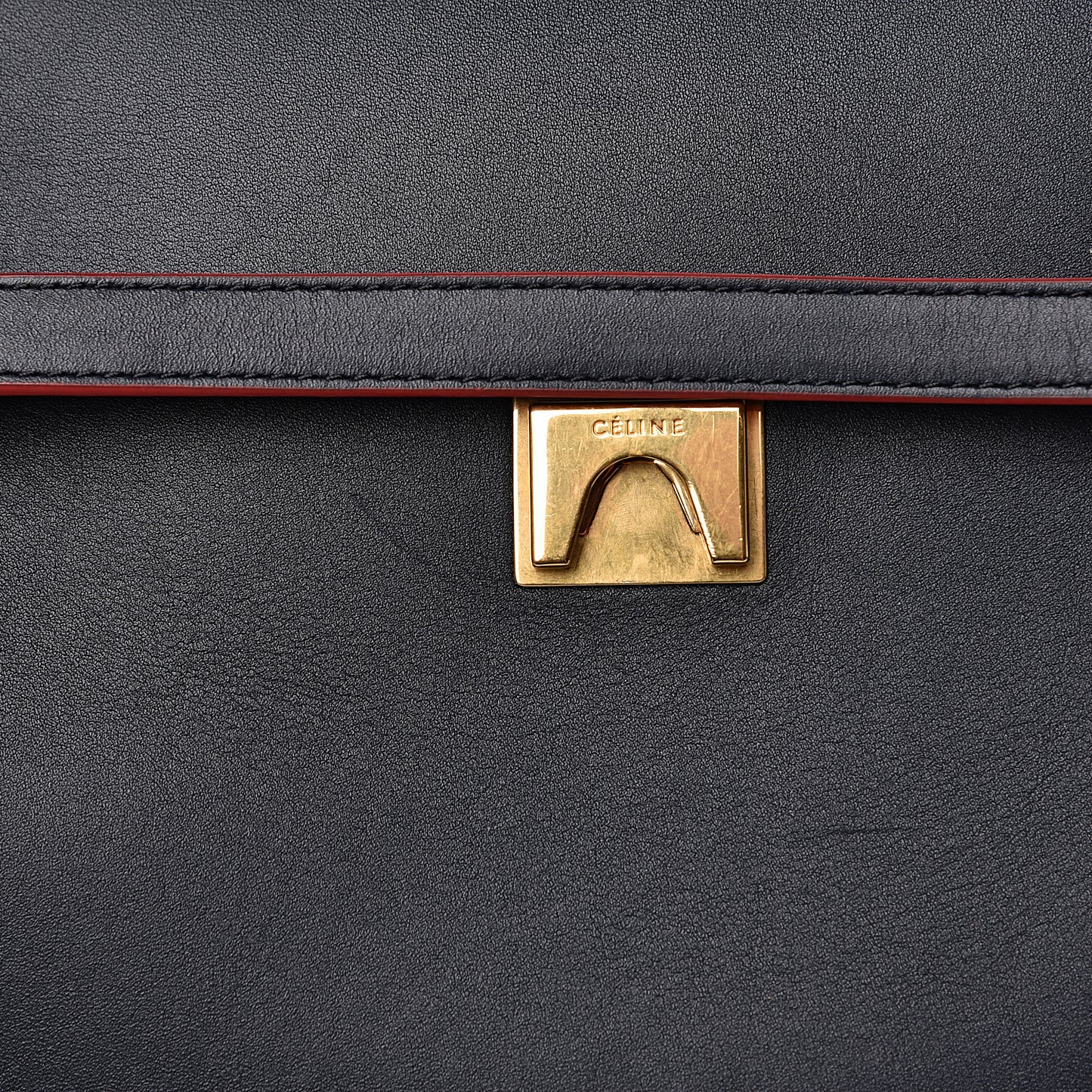 Satin Calfskin Mini Belt Bag Navy Blue