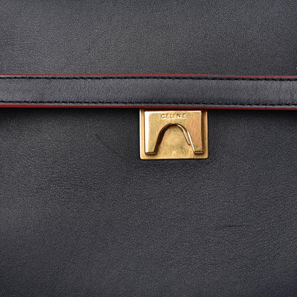 Celine Satin Calfskin Mini Belt Bag Navy Blue 7 of 11