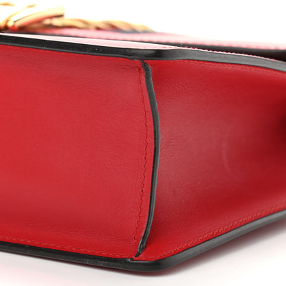 Gucci Calfskin Small Sylvie Shoulder Bag Hibiscus Red 9 of 14