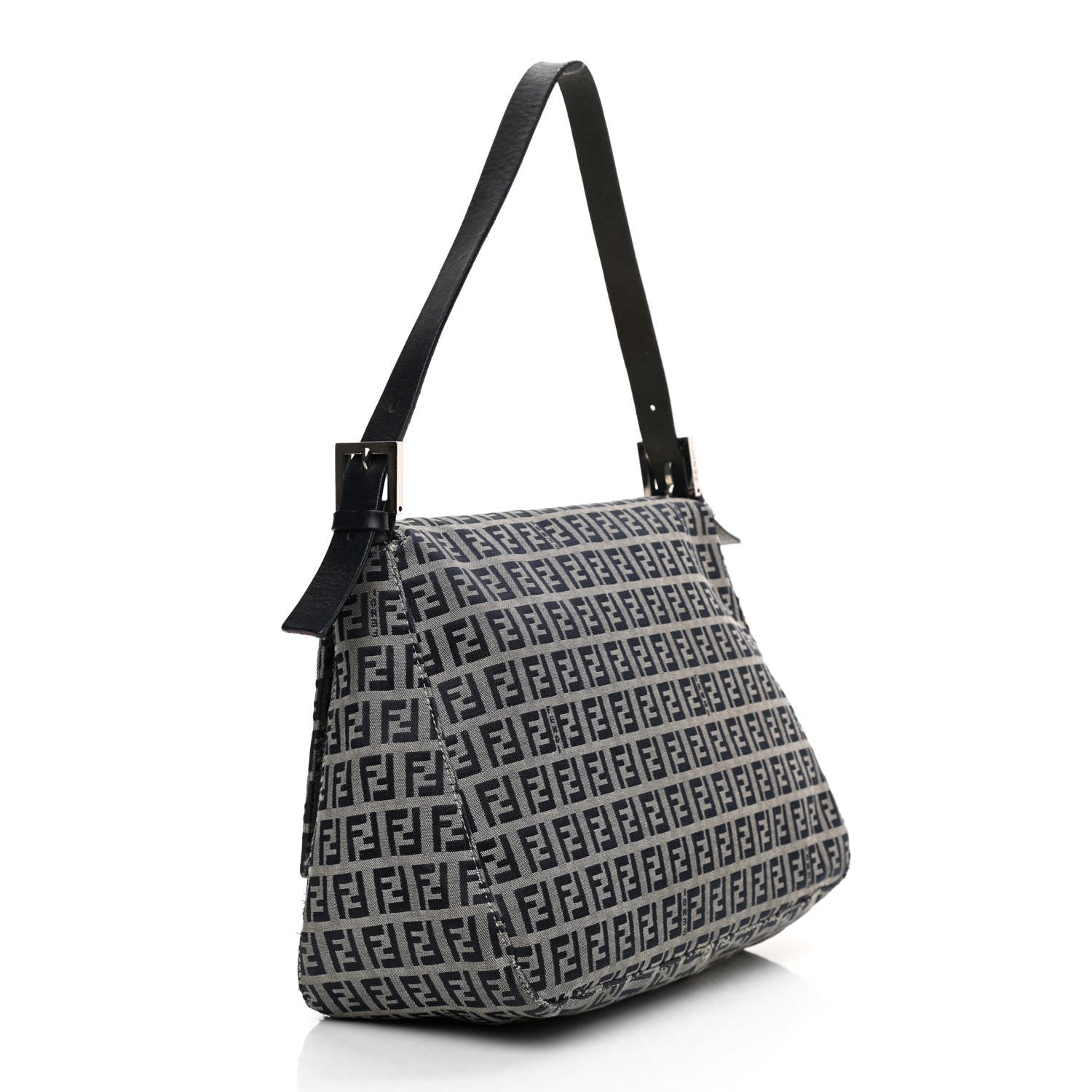 Fendi Zucchino Mama Baguette Navy 3 of 12