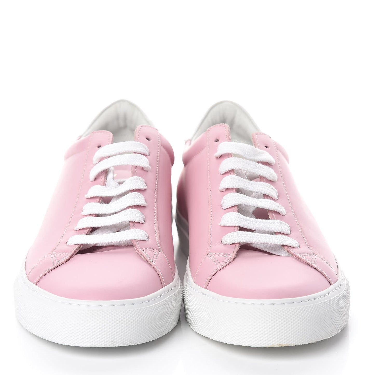 Calfskin Womens Urban Street Sneakers 40.5 Pink