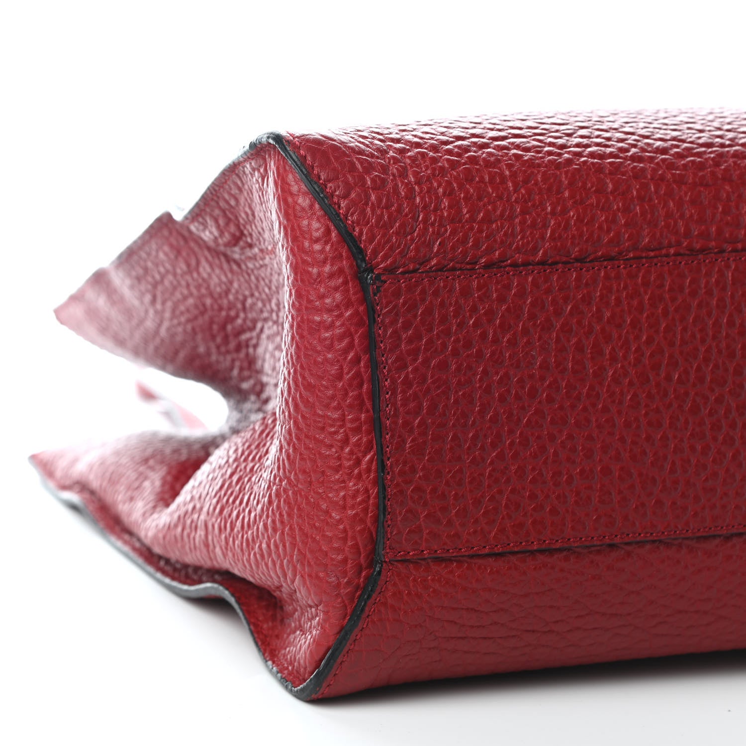 Burberry Heritage Grain Medium Woodbury Tote Military Red 6 of 8
