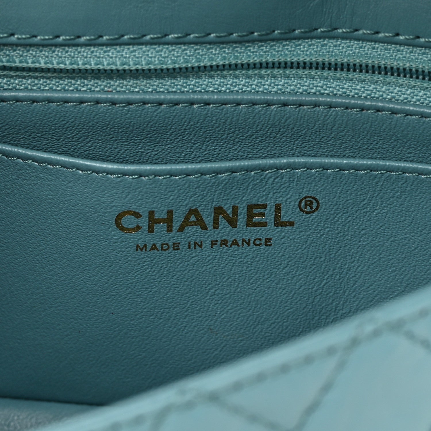 Chanel Aged Calfskin Quilted 2.55 Reissue Mini Flap Blue 6 of 11