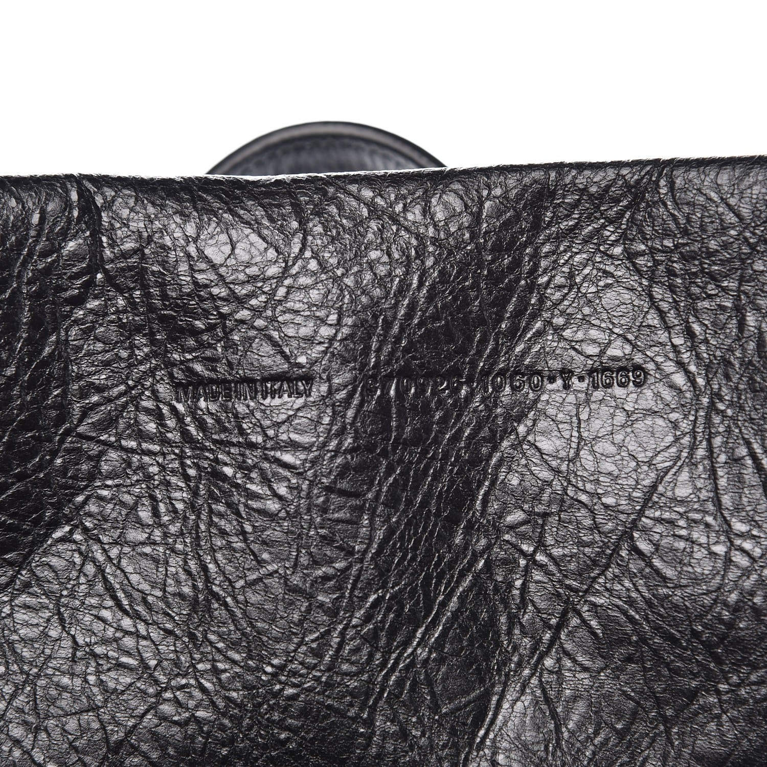 Balenciaga Agneau Graffiti Papier A6 Zip Around Tote Black 7 of 8